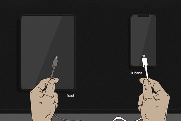 iPhone uses Lighting port iPad Pro uses USB-C port