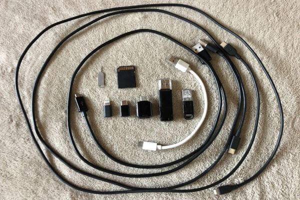 All cables you need when travel 