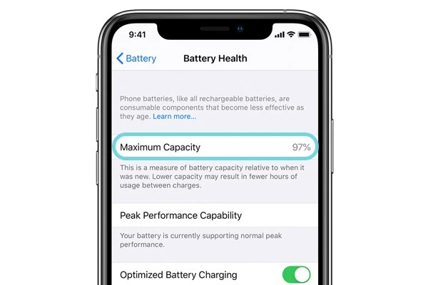 How to check iPhone battery health?