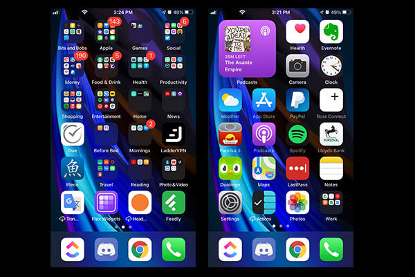 how not to have a minimalist iPhone