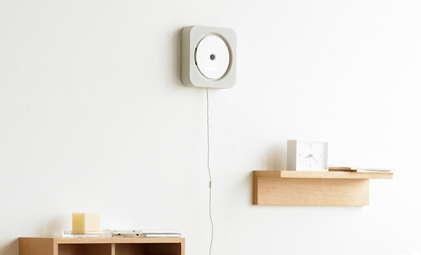 Design philosophy behind the MUJI wall-mounted CD player by Naoto Fukasawa