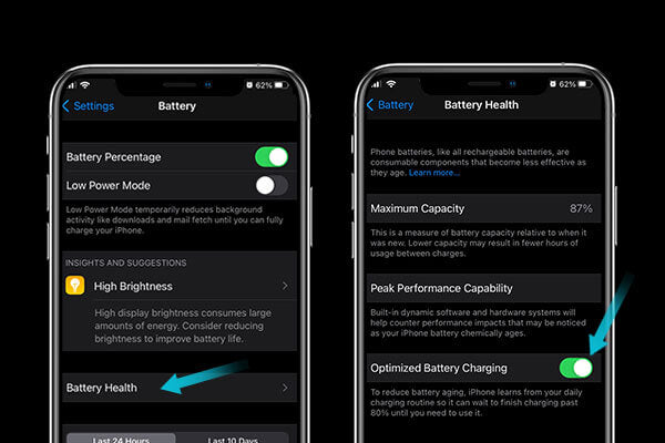 Optimized battery charging to stop your iphone battery from draining fast