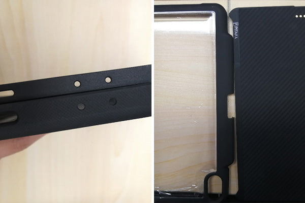 PITAKA magnetic iPad Pro case is much thinner than other iPad Pro cases