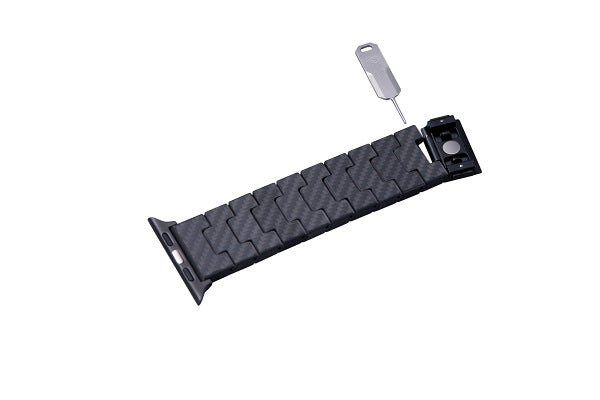 Carbon fiber watch band links from PITAKA
