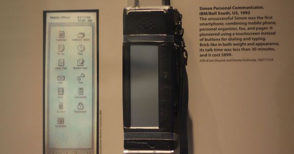 the first smartphone from IBM Simon Personal Communicator