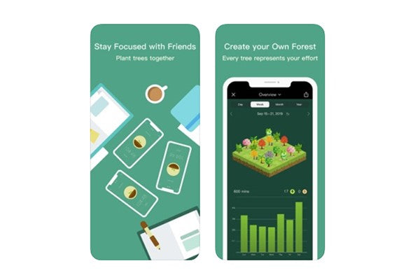 Forest iPhone productivity app