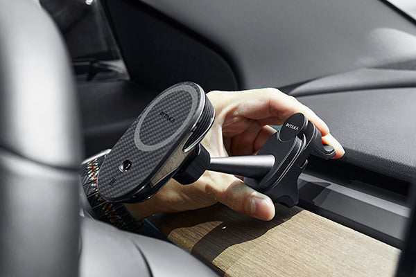Easy to install PITAKA's magnetic phone mount