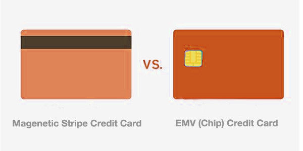 differences between a magnetic stripe card and a emv chip card