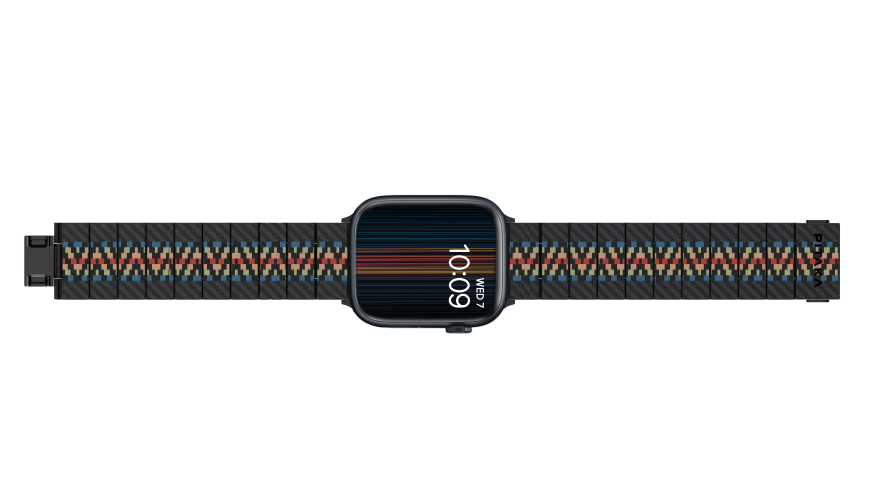 pitaka rhapsody carbon fiber watch band for apple watch
