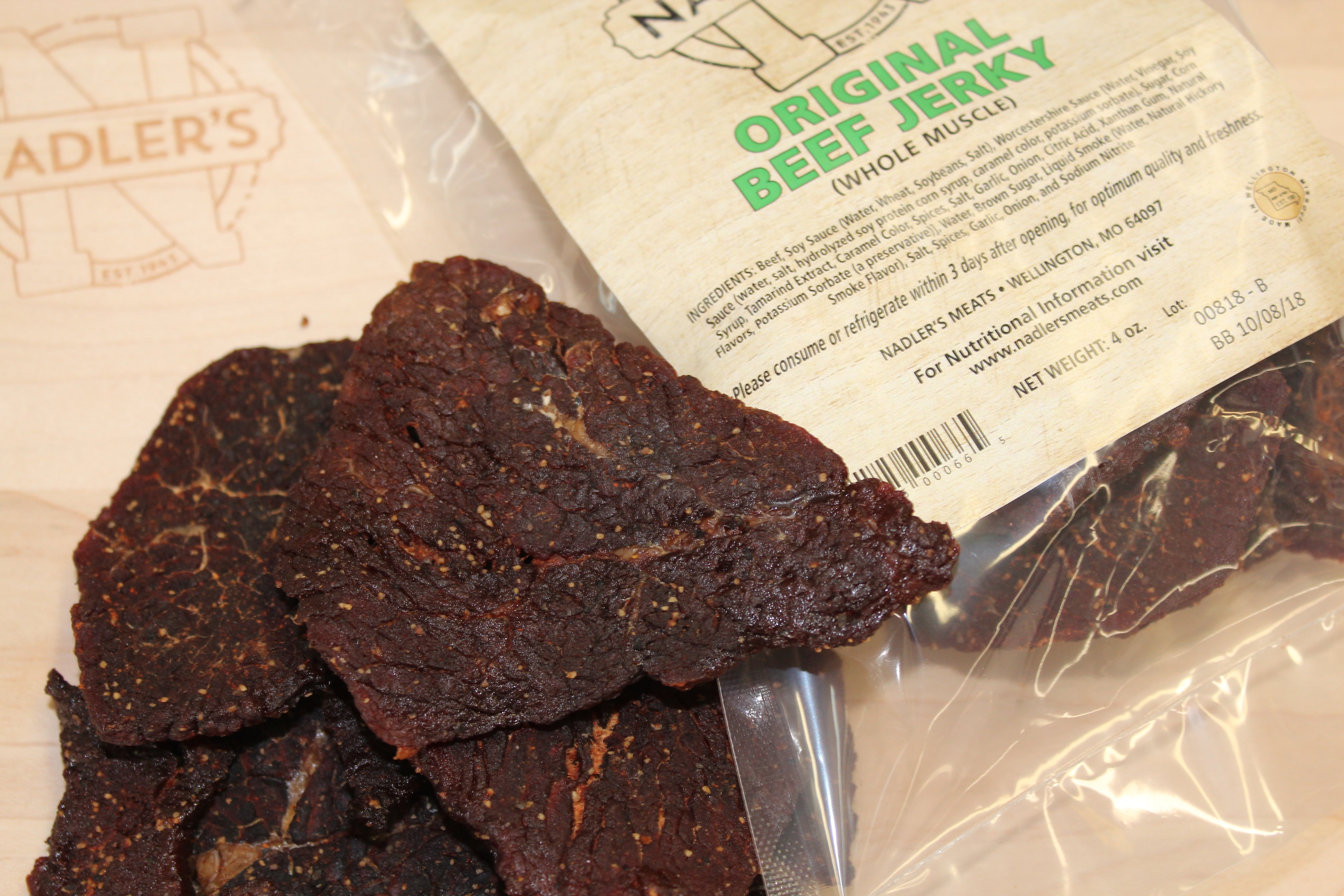 Original Beef Jerky Nadlers Meats