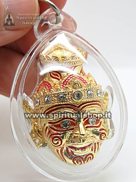 amuleto maschera di ruesi edizione luxury tempio wat bang phra