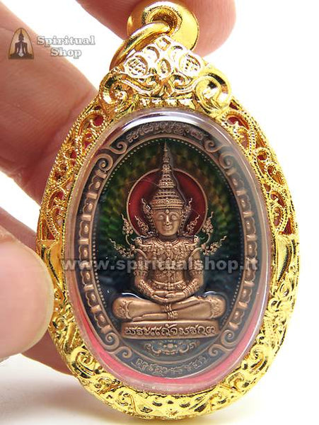 amuleto thailandese buddha cerimonia 100 anni