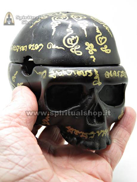 Amuleto Cranio Yantras Thailandese