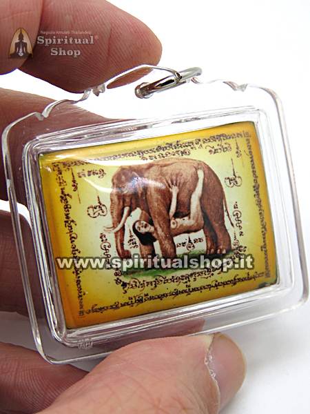 amuleto thailandese potenza dell'elefante thai