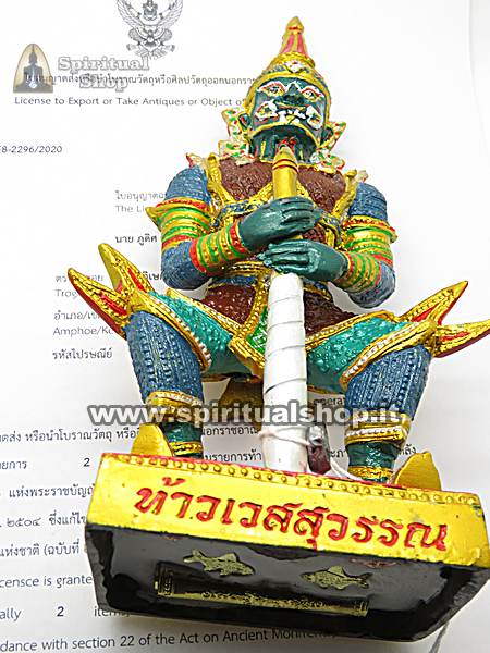 wessuwan certificato ministero beni thailandesi