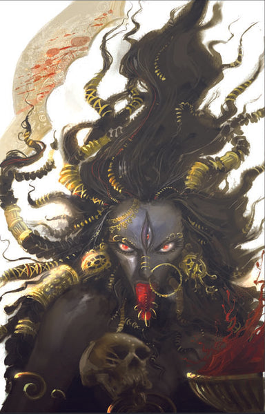 Kalirudra, Devourer of Evil by Abhishek Singh – Abhishek Singh Art