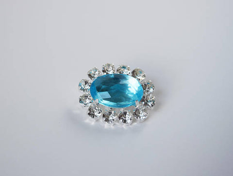 aquamarine brooch