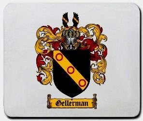 Gellerman Family Shield / Coat Of Arms Mouse Pad
