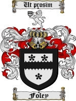 Foley family crest coat of arms emailed to you within 24 hours – Family ...