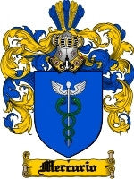 Mercurio coat of arms family crest download