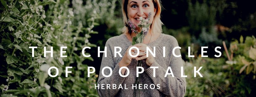 Herbalist holding herbs - the chronicles of poop talk - herbal heroes
