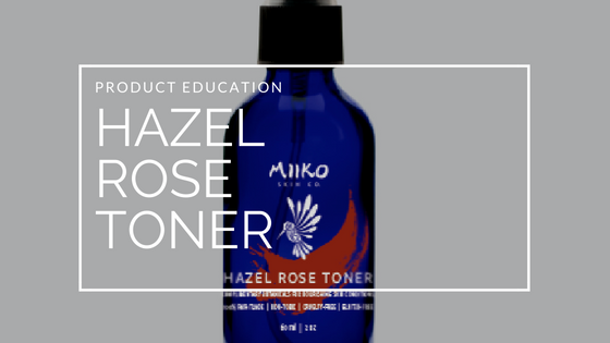 Hazel Rose Toner bottle