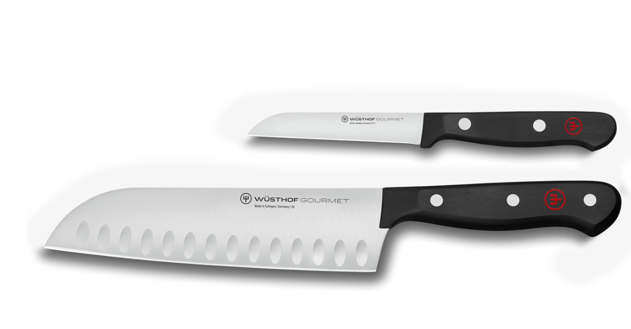 Wusthof - 2 pc Gourmet Santoku Knife Set