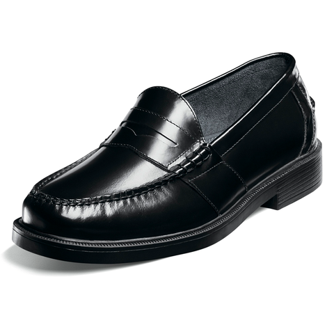 black school shoes loafers