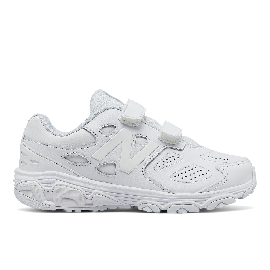 new balance white school shoes