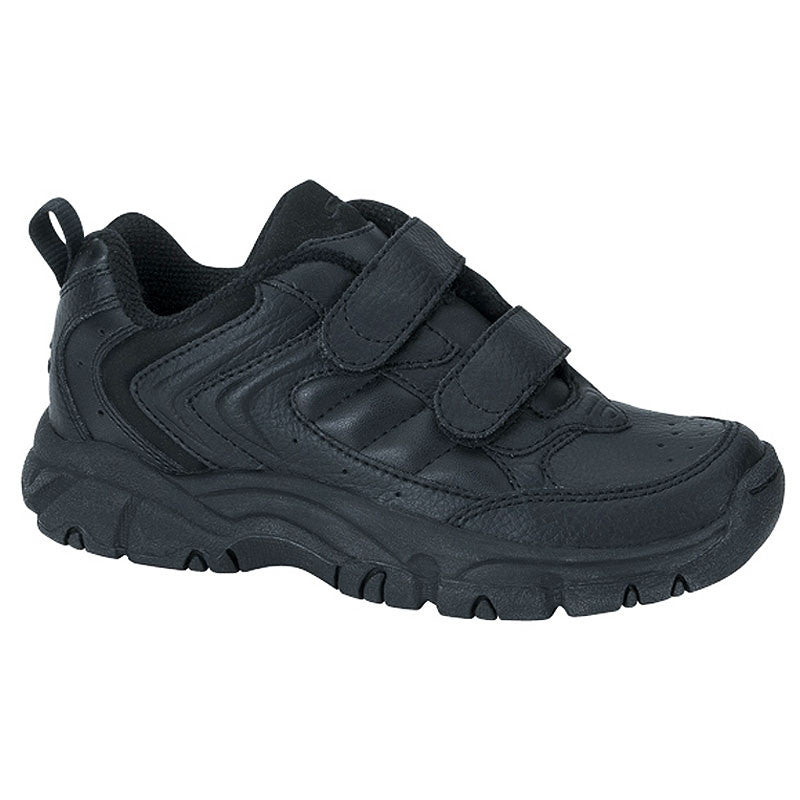 black velcro tennis shoes