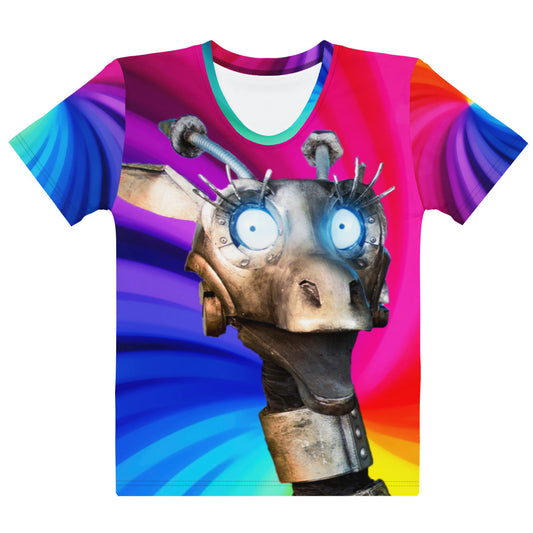 Colorful giraffe' Women's Premium T-Shirt