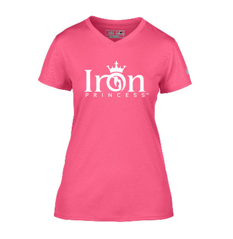 IRON PRINCESS PERFORMANCE TSHIRT - PINK