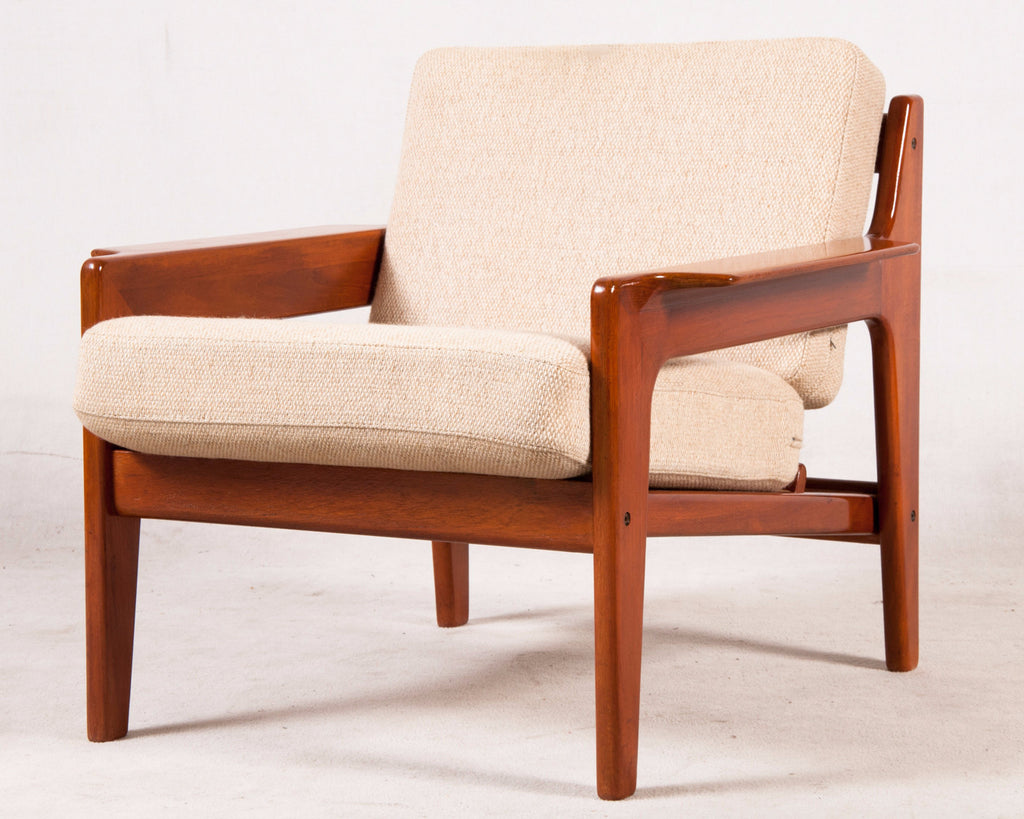 Arne Wahl Iversen Teak Armchair Mostly Danish Furniture Ottawa