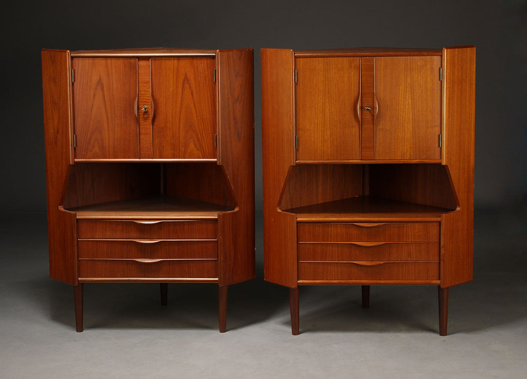 Teak Corner Cabinet Mostly Danish Furniture Ottawa