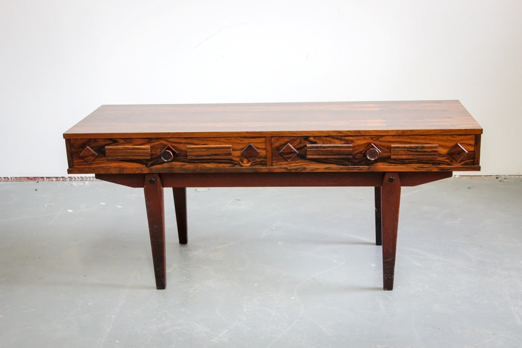 Low Rosewood Coffee Table Mostly Danish Furniture Ottawa