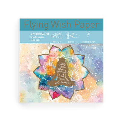 Flying Wish Paper PEACE DOVE Write It, Light It & Watch It Fly Mini Kit  With 15 Wishes 