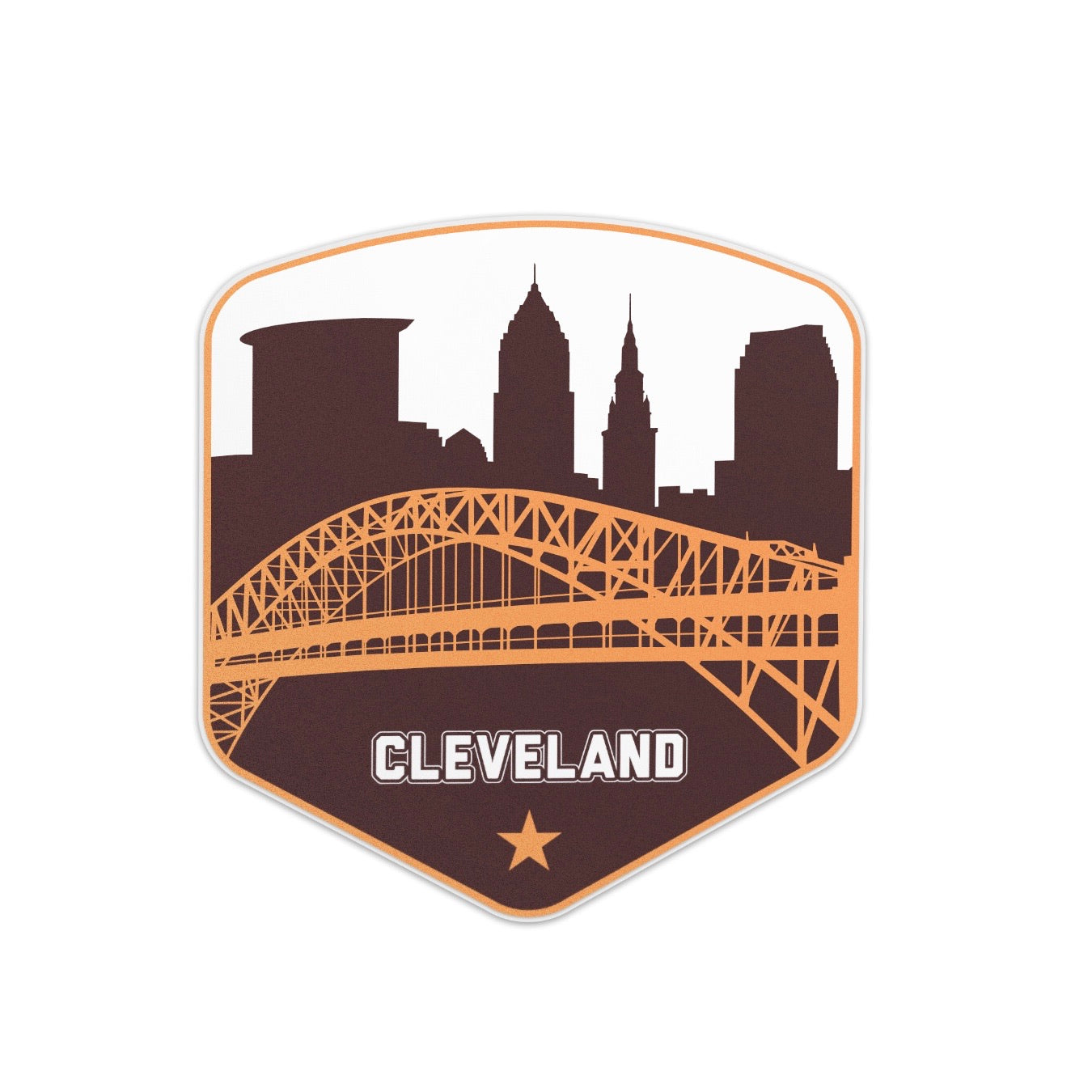 cleveland laptop stickers