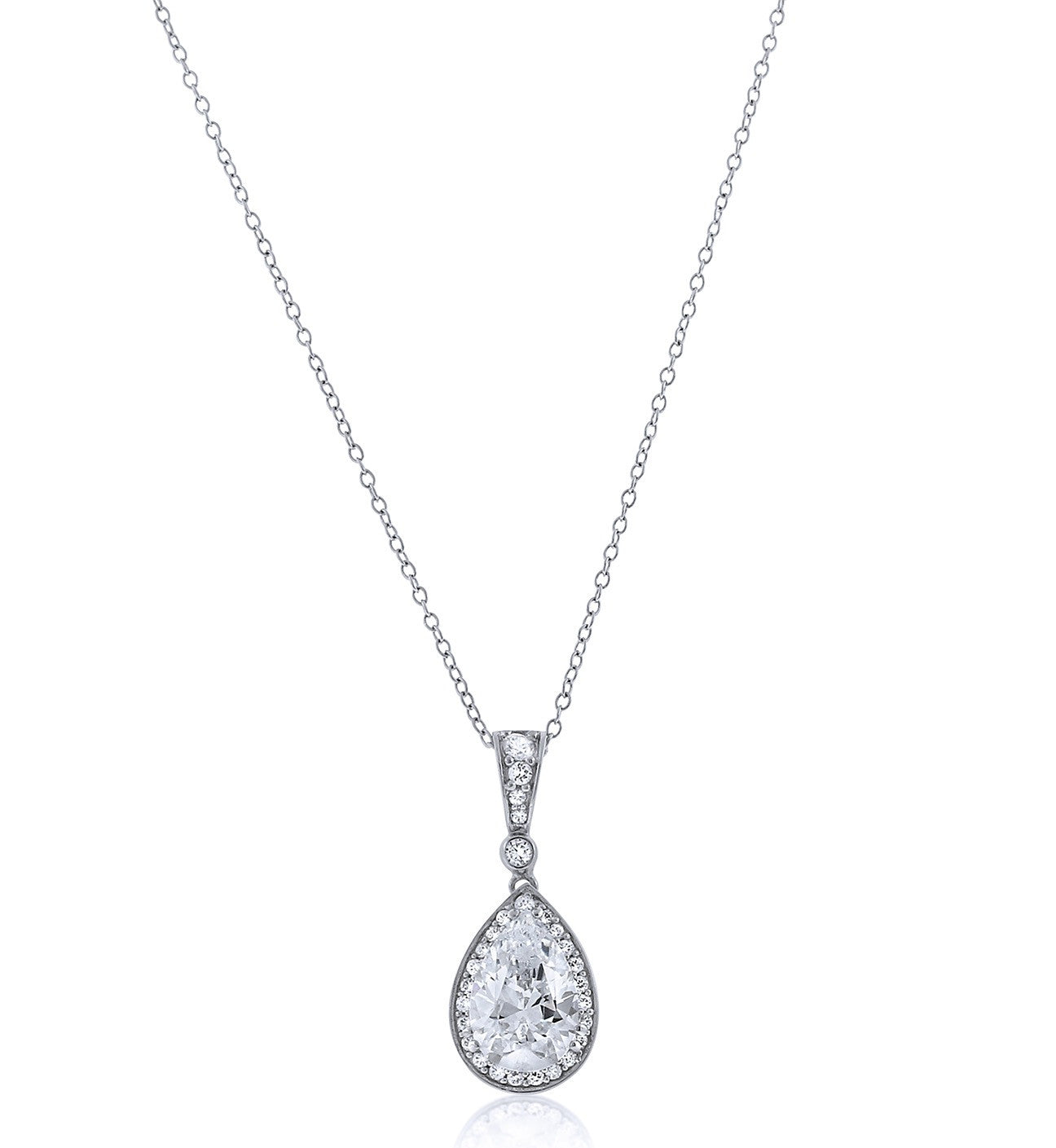 Oval Chandi Diamond Pendant Necklace