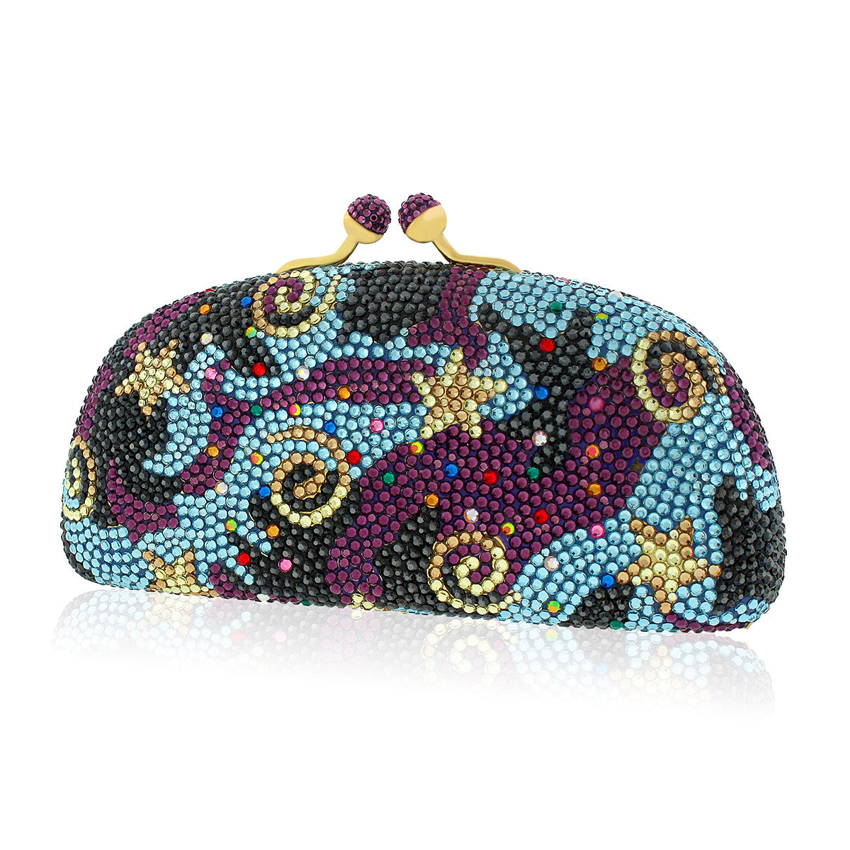 Starry Night Swarovski Crystal Evening Clutch