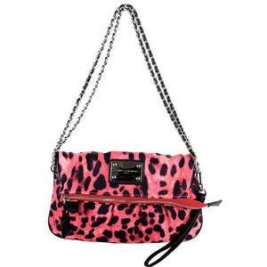 pink leopard bag