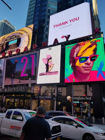 Lexa Terrestrial Billboard in Time Square February 2021