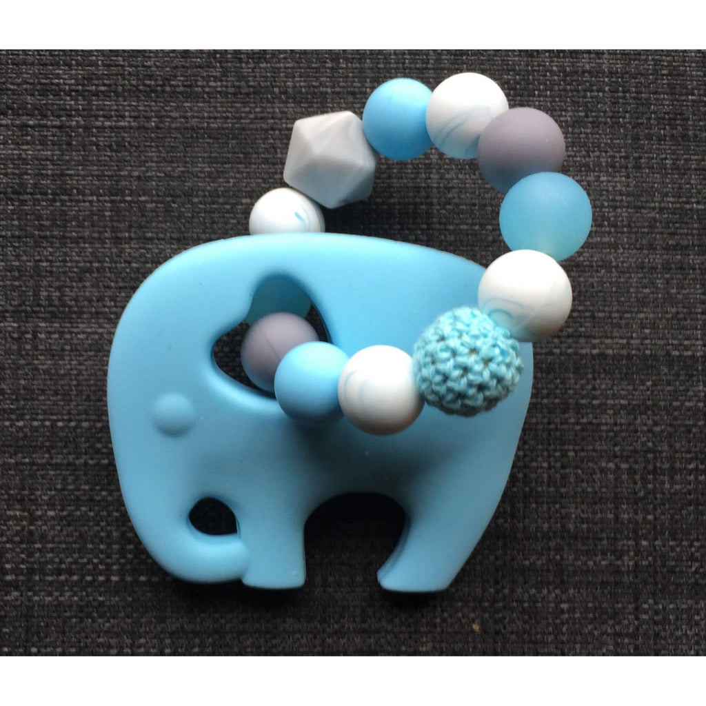 elephant baby teether