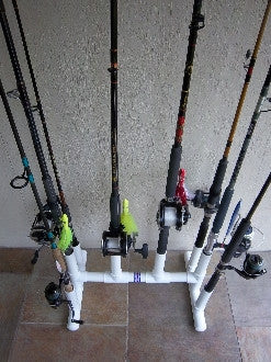 pvc fishing rod holder 8 place – cool water products