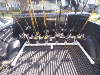 truck bed fishing rod rack – cool water products