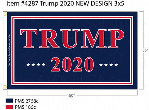 Trump Flags - Made in the USA - Free Shipping - Cool Water ...