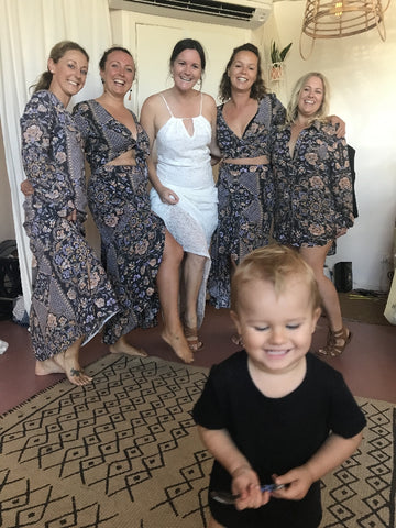 dreamersanddrifters byron bay bridesmaids dresses