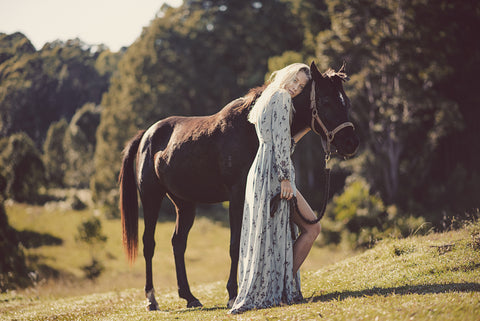 Into the mystic wrap dress