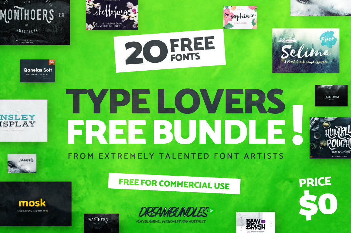 Download 20 Best Free Fonts in 2016 - Type Lovers Free Bundle ...