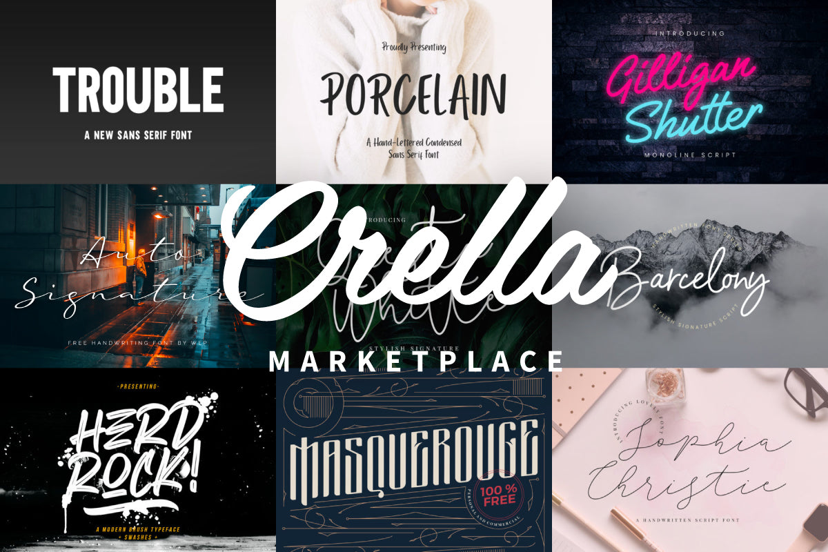 Download Don T Miss These Free Fonts From Crella Marketplace Creativebooster