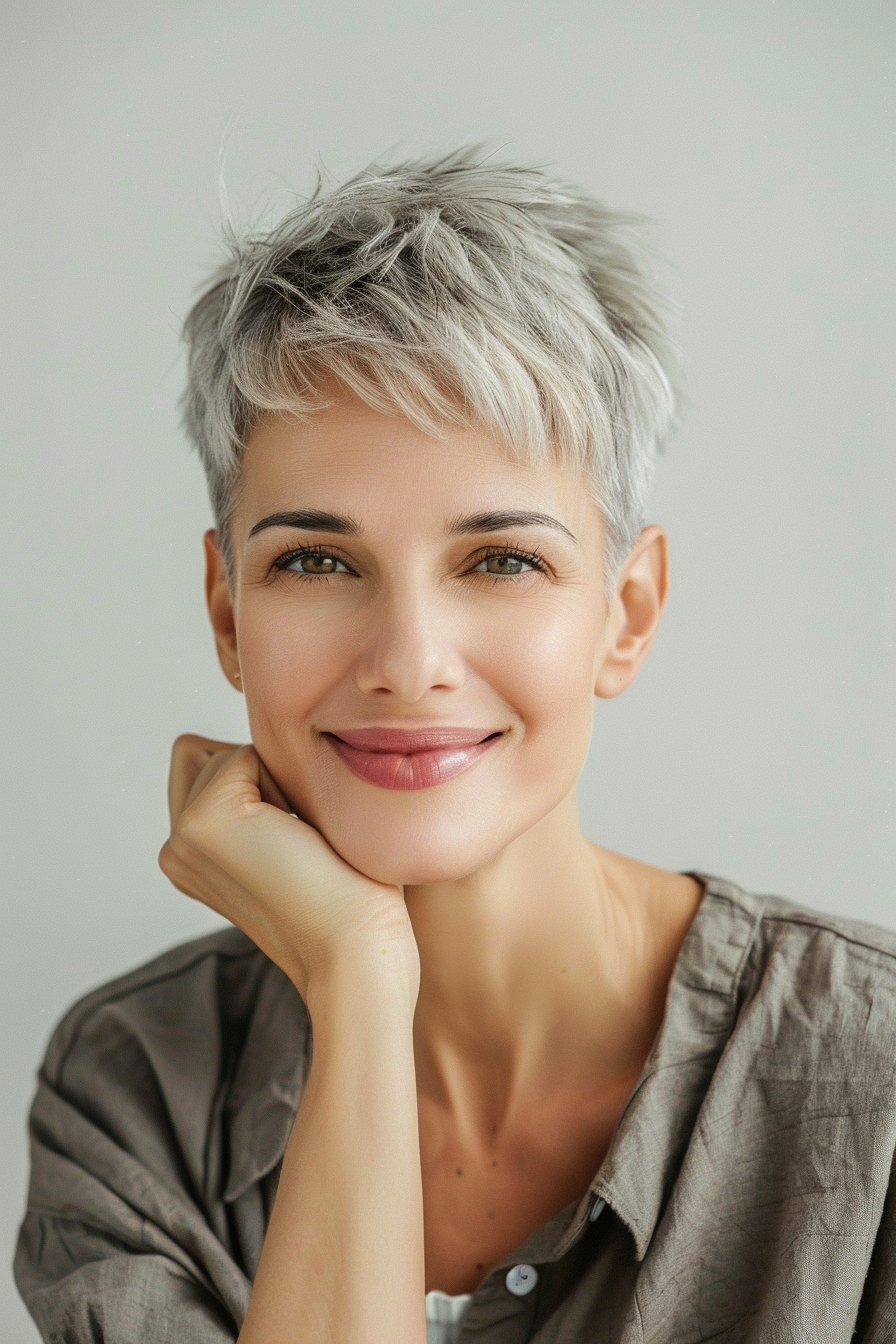 1. Modern Pixie Cut - Best Hairstyles For Women Over 40